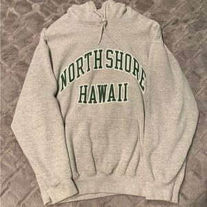 Brandy Melville John Galt Gray Christy North Shore Hawaii Hoodie